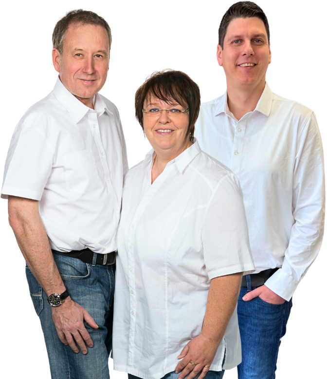 Portrait von Fabian Troxler, Uta und Thomas Schüber