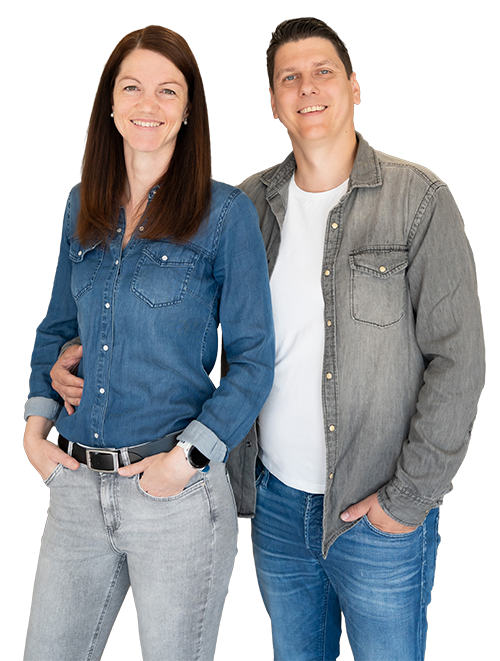 Foto mit Beate und Fabian Troxler